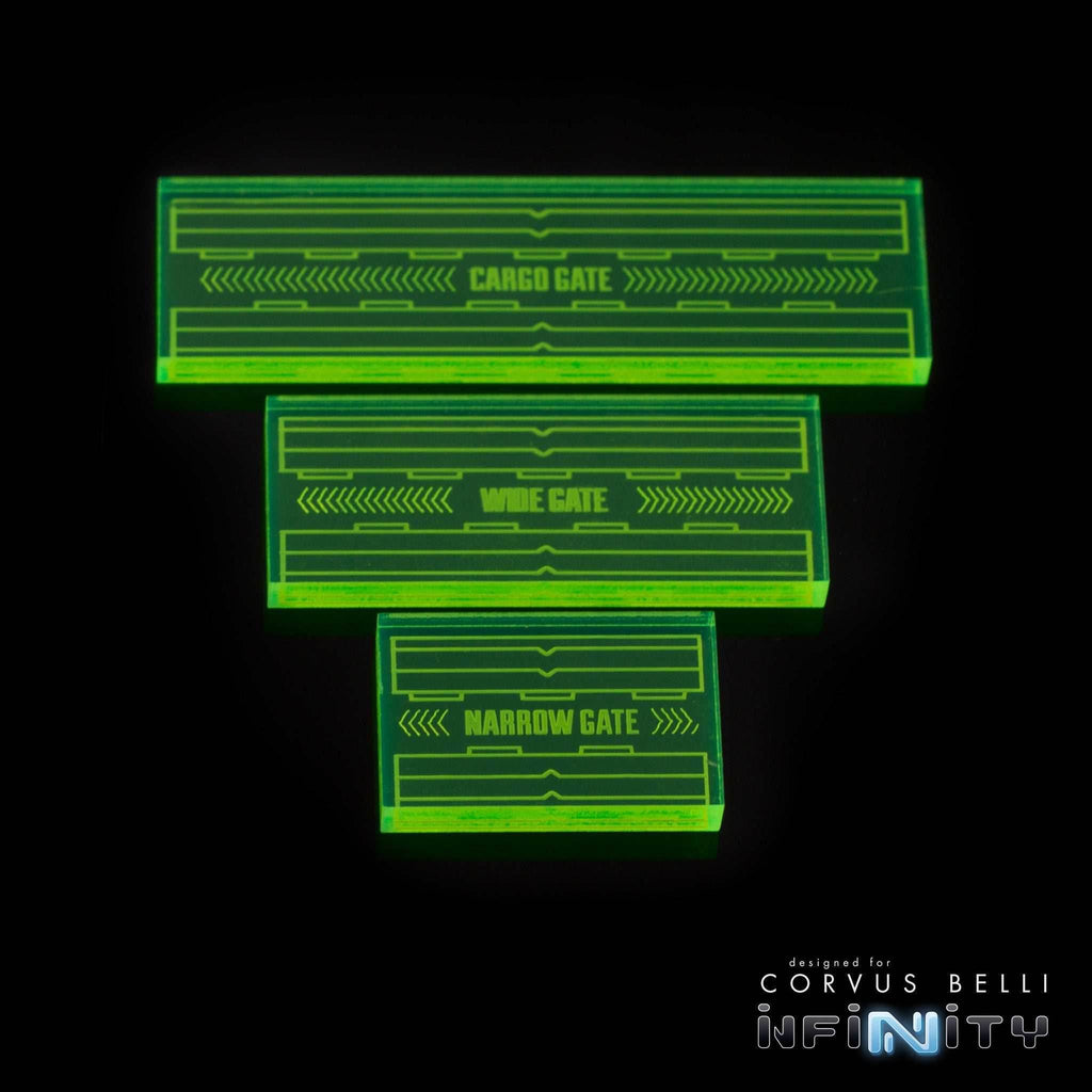 Acrylic Gate Markers - Fluorescent Green