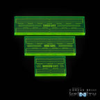 Acrylic Gate Markers - Fluorescent Green