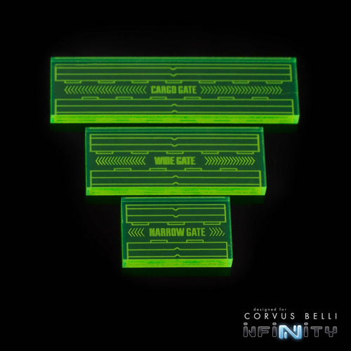 Acrylic Gate Markers - Fluorescent Green