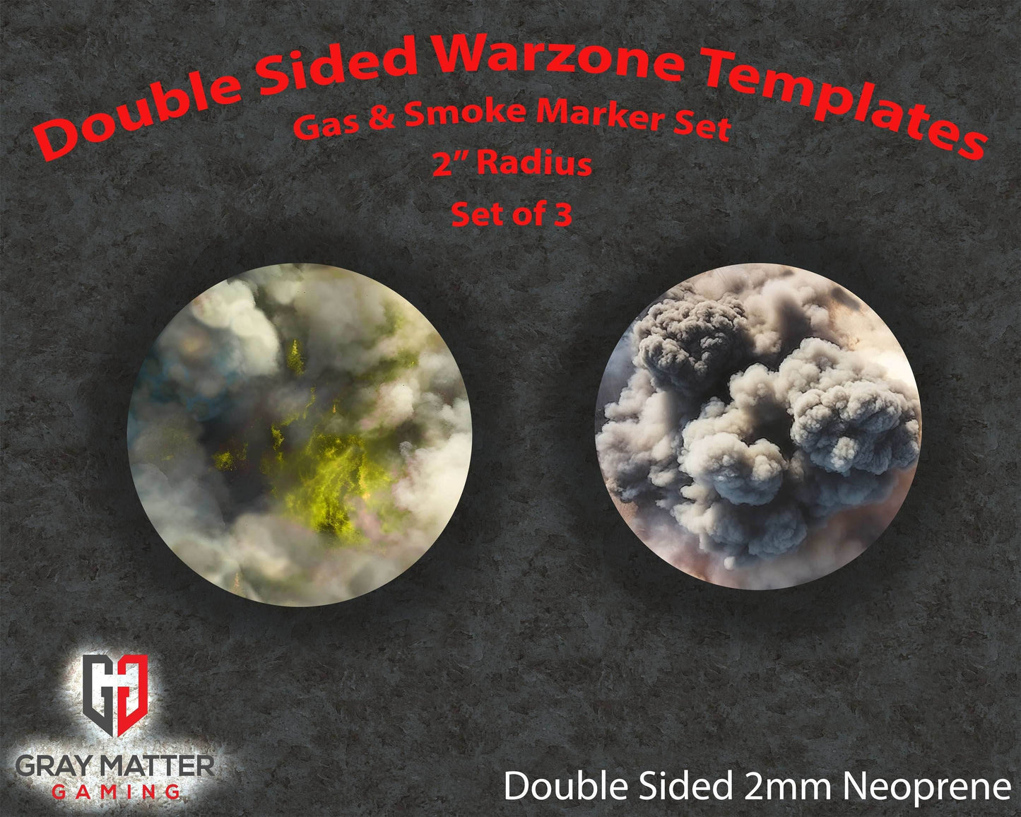 Double Sided Warzone Template - Gas and Smoke - 