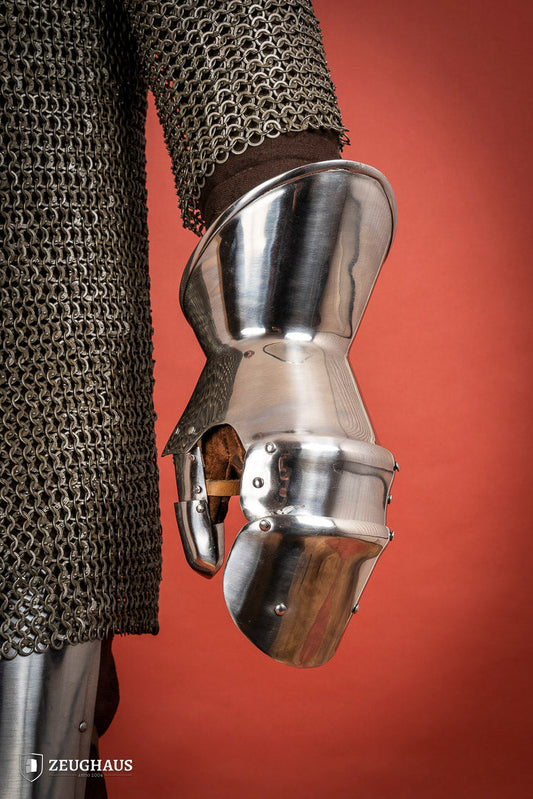 Milanese Mitten Gauntlets 1,6mm Polished