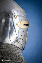 Sugar Loaf Helmet with Visor 1,6mm with Brass