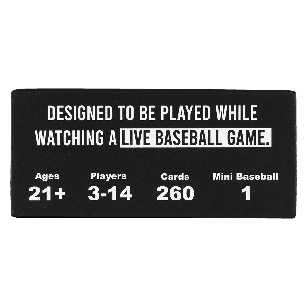 WATCH BASEBALL, GET DRUNK - The Live Baseball Drinking Game - 