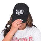 Adult Wayne's World T-shirt and Hat Costume Set