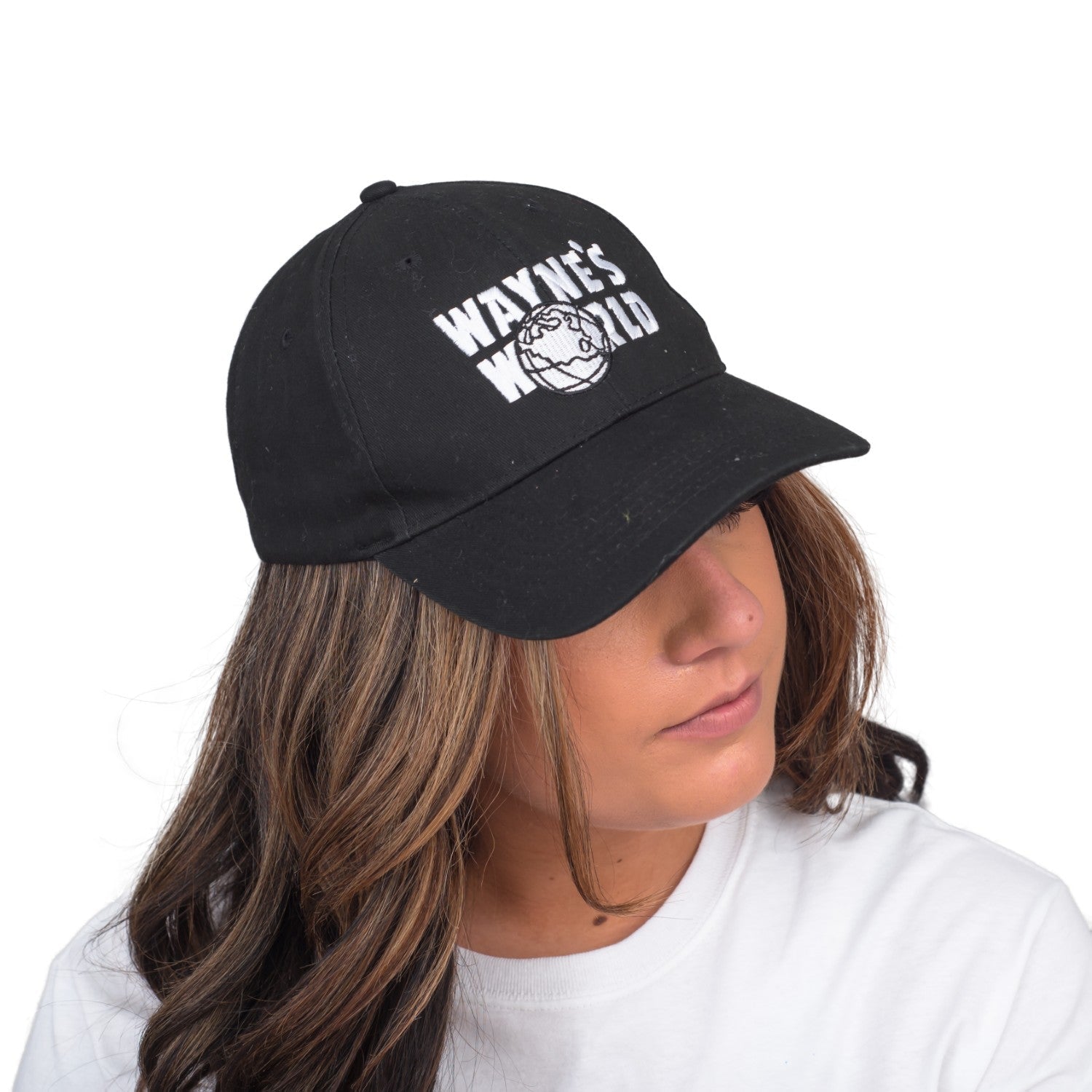 Adult Wayne's World T-shirt and Hat Costume Set