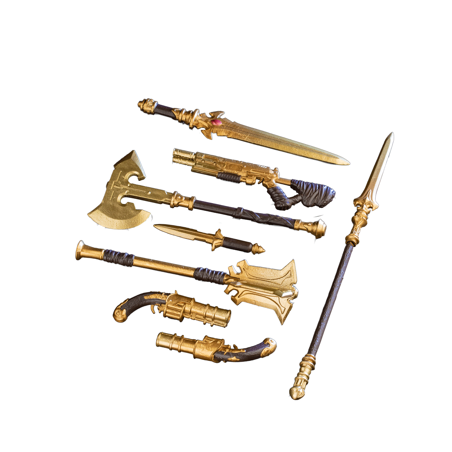PRIMAL ACCESSORIES - GOLD WEAPON SET - 