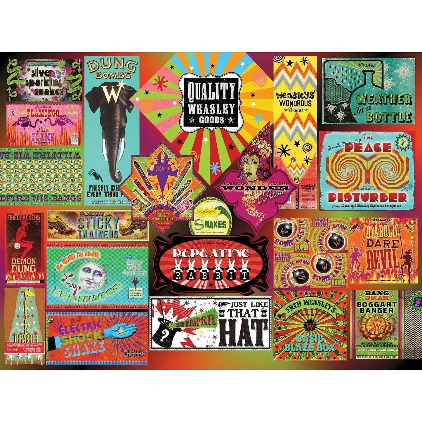 Weasleys' Wizard Wheezes Harry Potter 1000 Piece Jigsaw Puzzle NYPC - 