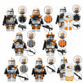 212th Battalion Clone Troopers set of 8 Star Wars Lego Minifigures Custom Toys