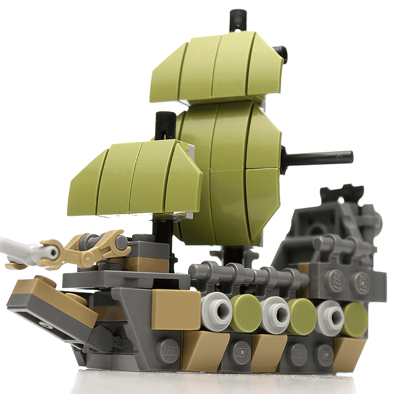 Custom Mini The Flying Dutchman Pirate Ship - 