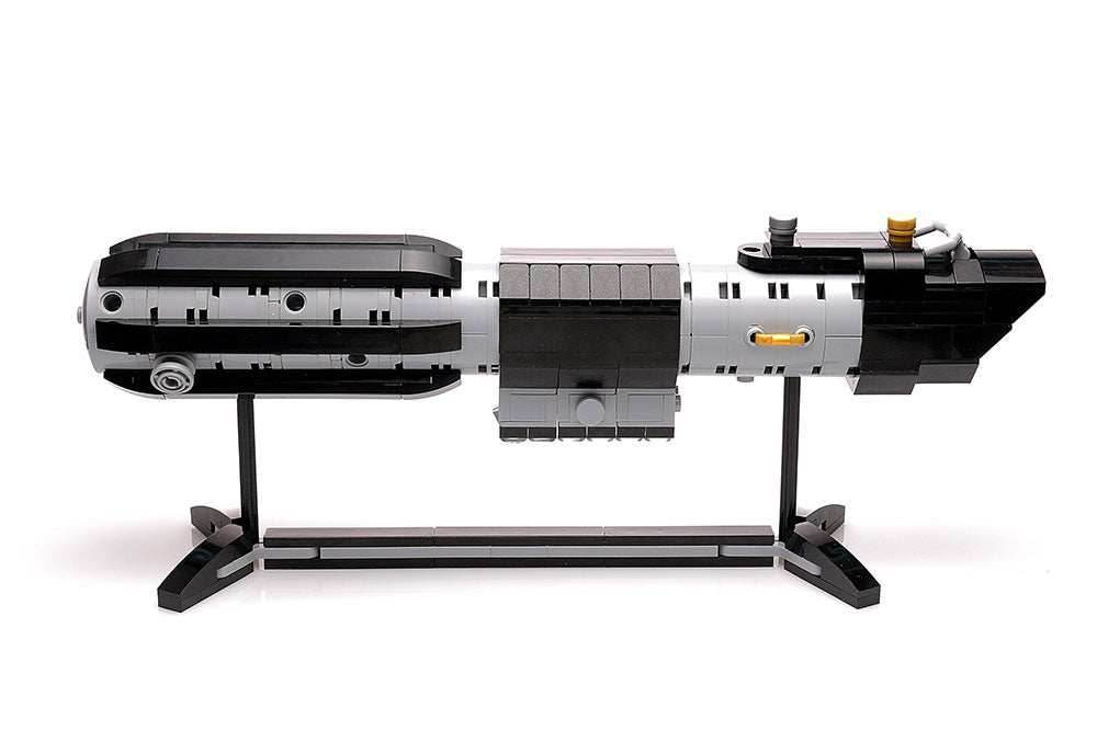 Custom Life Size Darth Vader's Saber w/ Stand made using LEGO parts - 