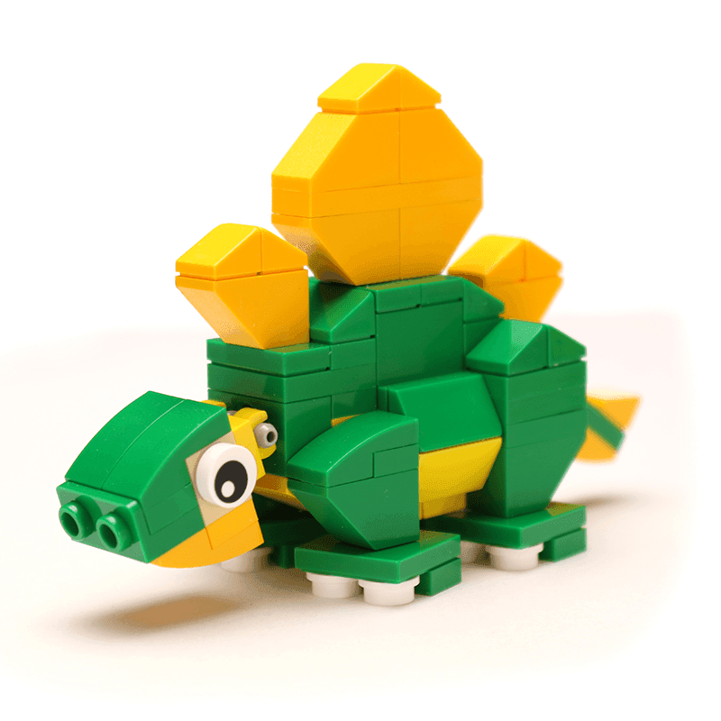 Stegosaurus - Custom Dinosaur Set made using LEGO parts - B3 Customs - 