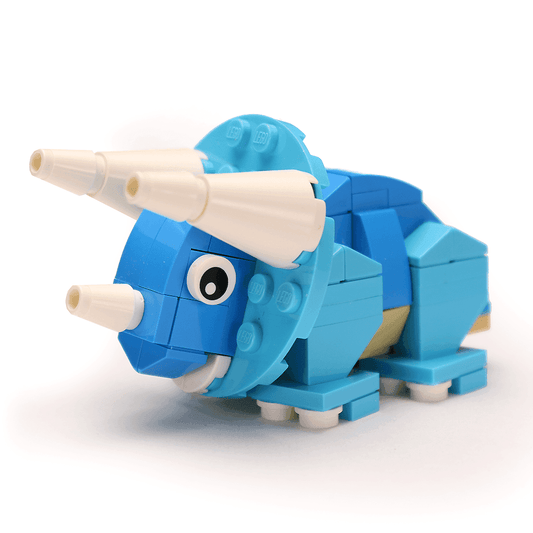 Triceratops - Custom Dinosaur Set made using LEGO parts - B3 Customs - 