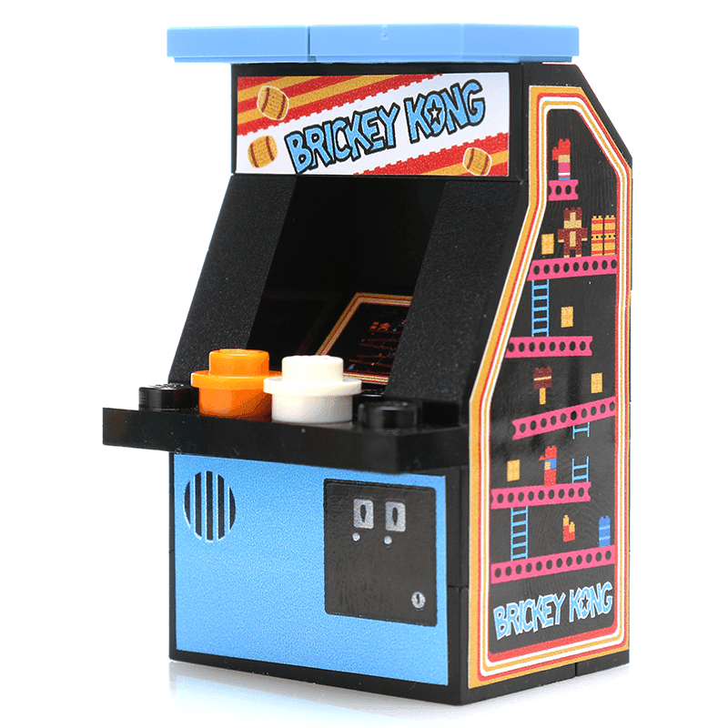Brickey Kong - Custom Arcade Machine made using LEGO parts - 
