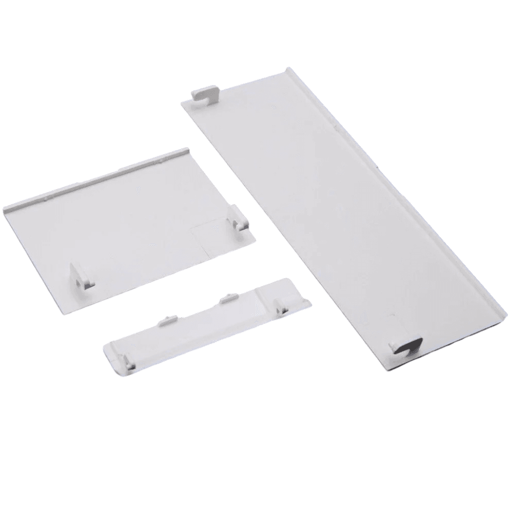 Replacement Doors Compatible With Nintendo Wii (Black) - White