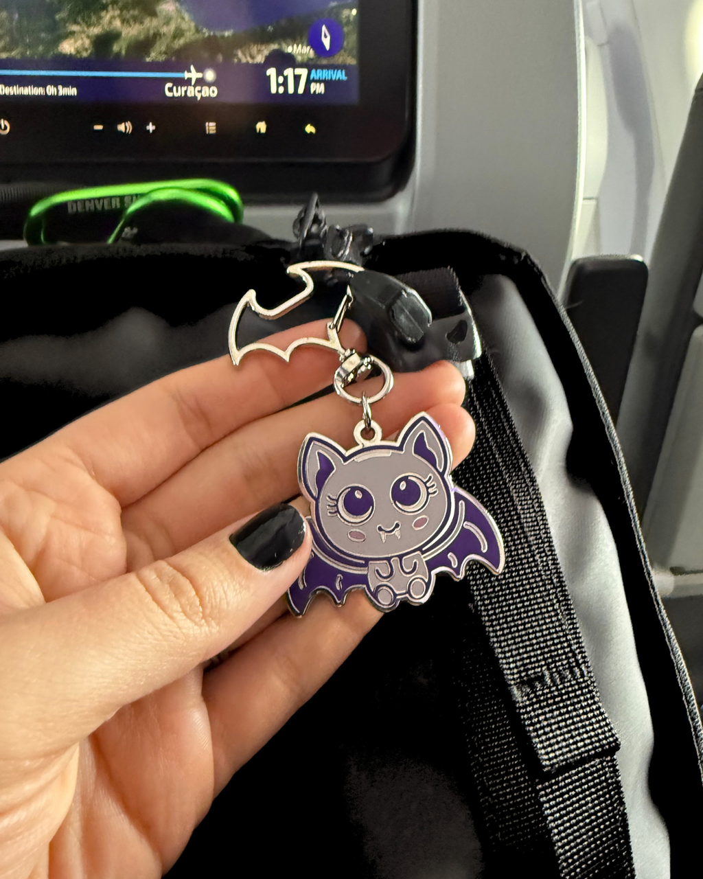 Widdle Bat Guy Keychain