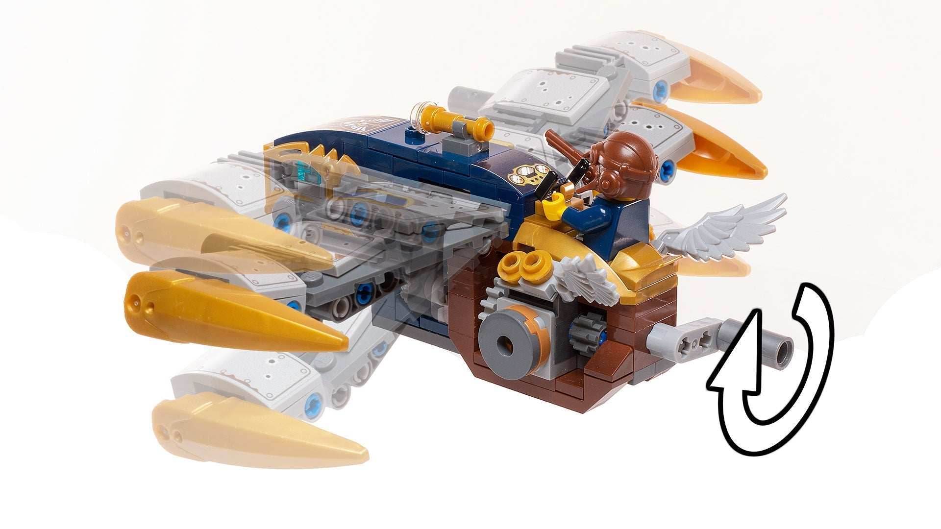 Imperial Nitengale - Custom Engine Elite Steampunk Set - 