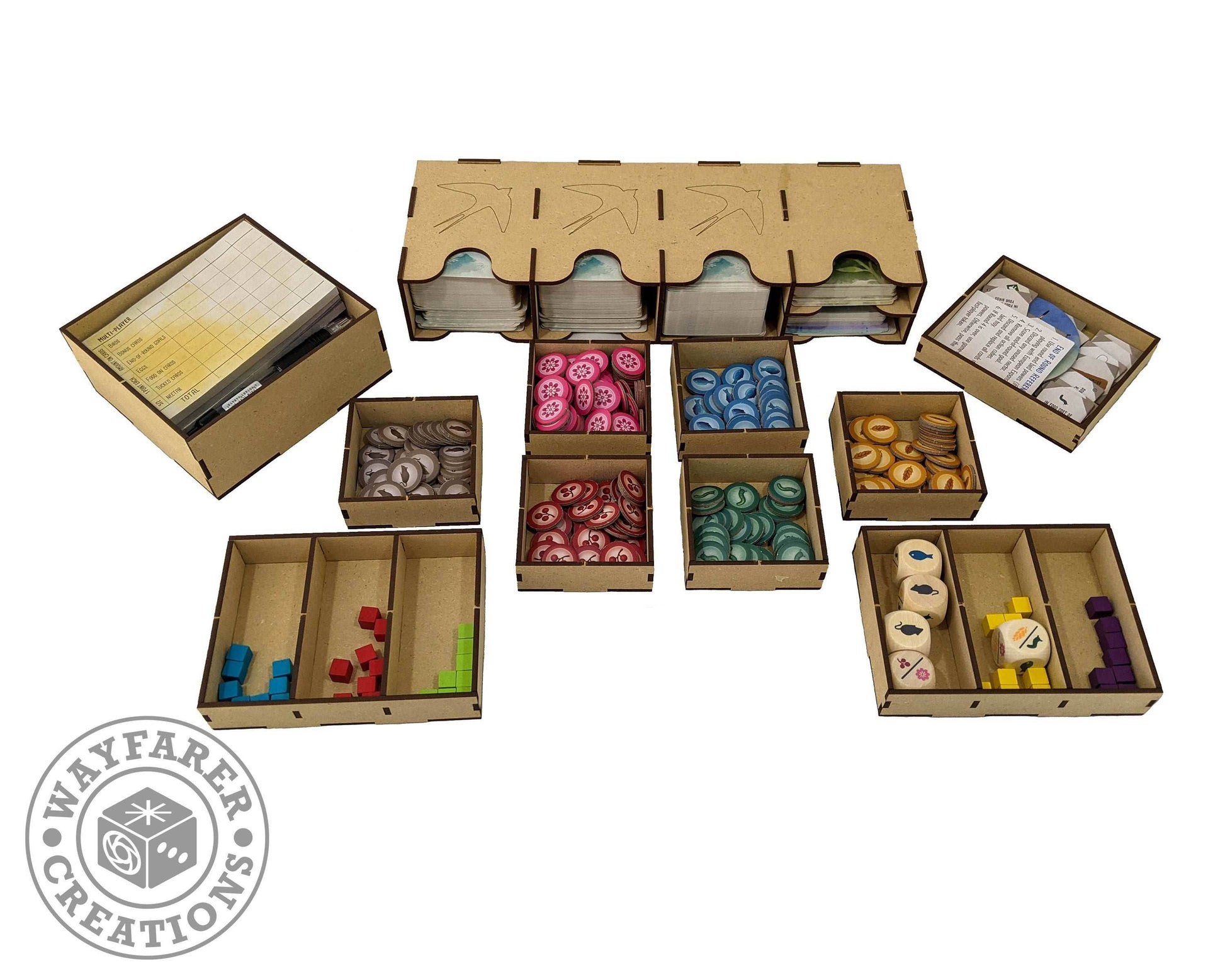 Wingspan Board Game Organizer Insert - 