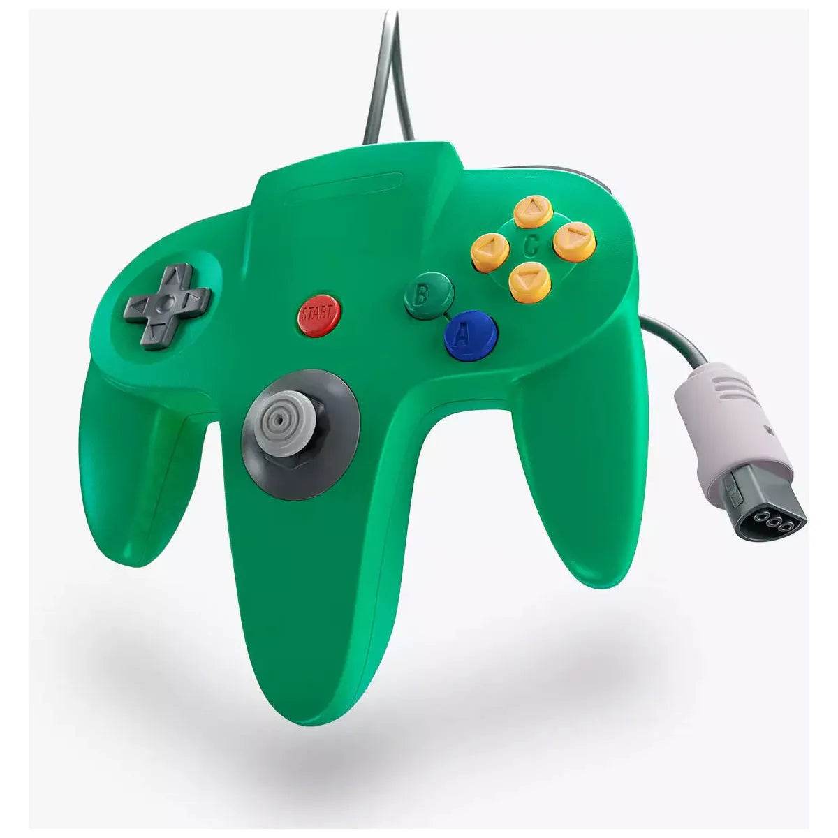 Wired Controller Compatible With N64 (XYAB) - Green