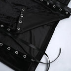 Velvet High Split Cross Dress