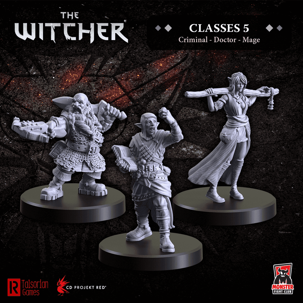 The Witcher RPG: Classes 5 - Criminal, Doctor, Mage - 