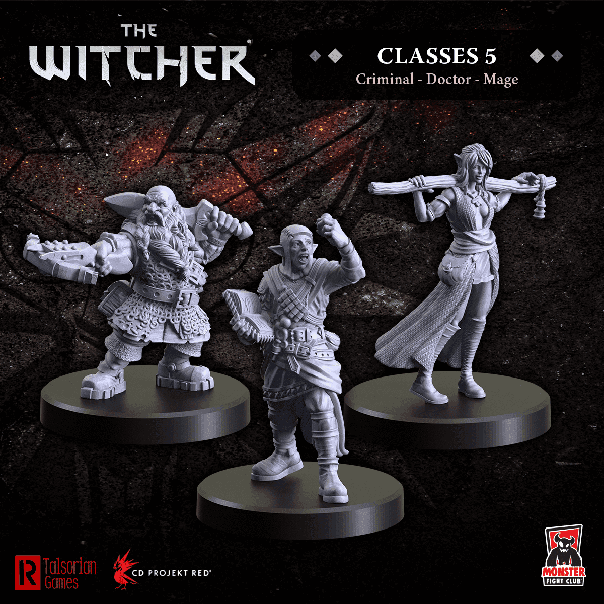 The Witcher RPG: Classes 5 - Criminal, Doctor, Mage - 