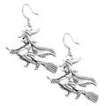 Flying Witch Earrings - 