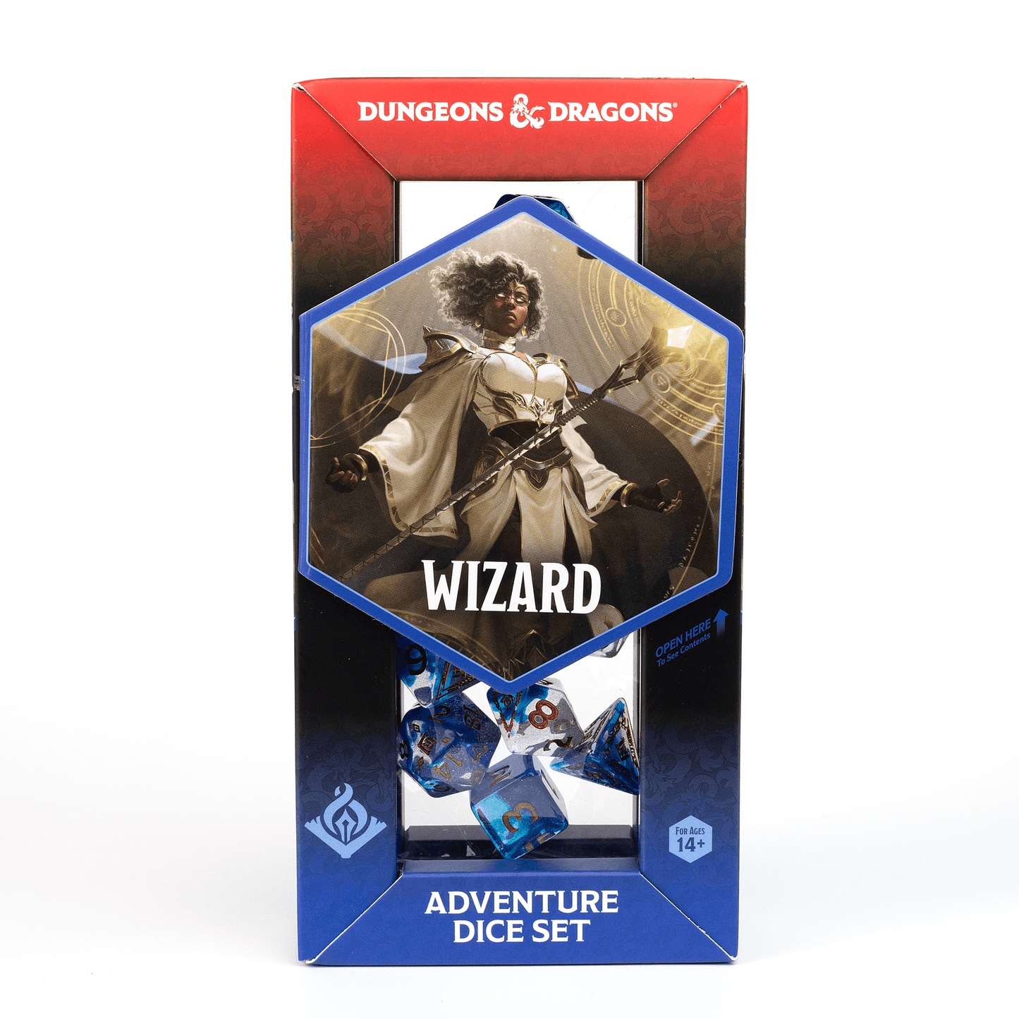 D&D Adventure Dice Set - Wizard Edition | Blue 16pc Collection - 