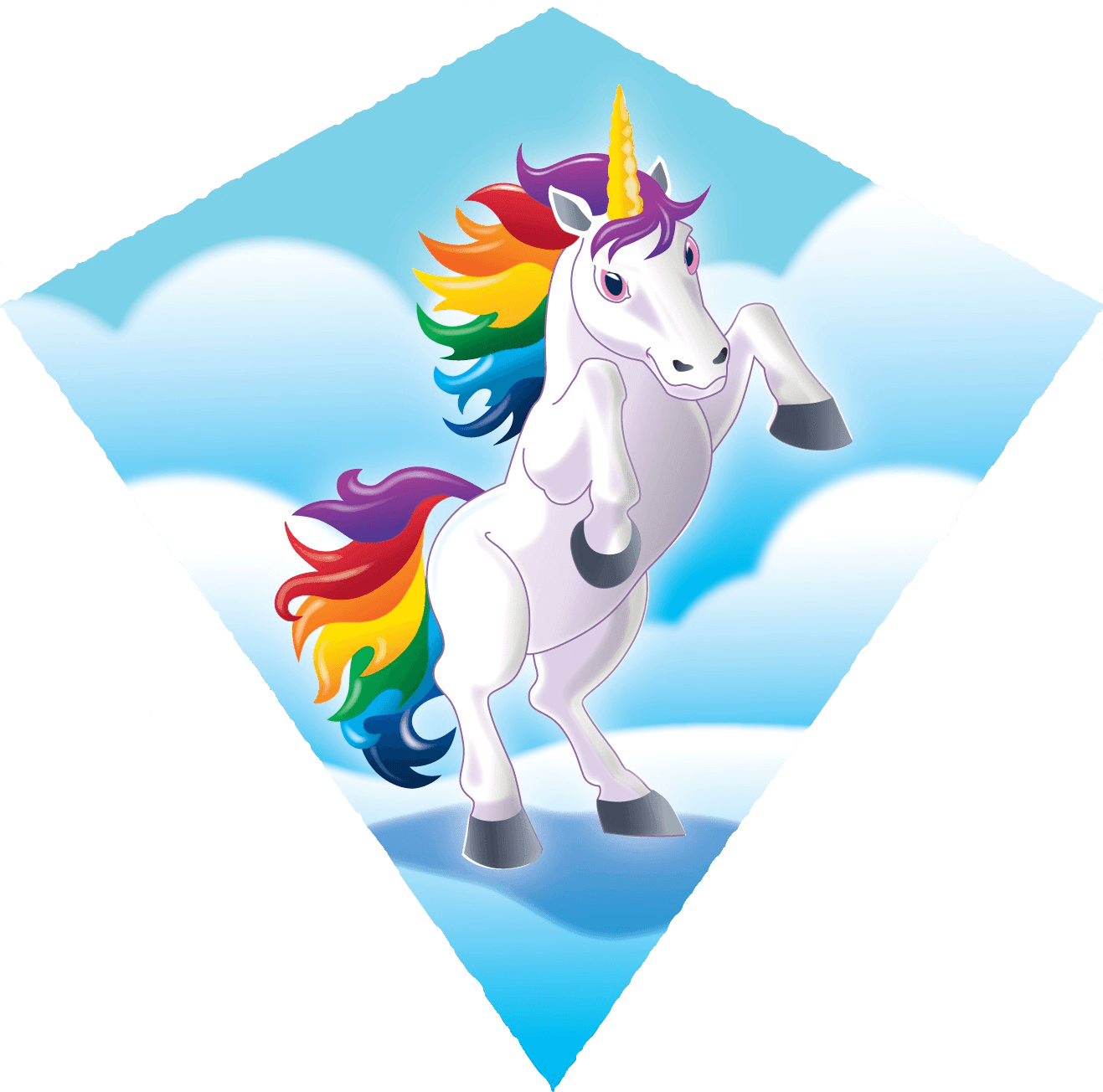 18 Inch Nylon Diamond UNICORN - 