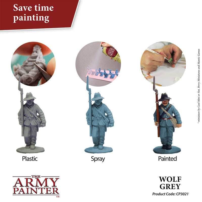 Army Painter Colour Primer: Wolf Grey - 