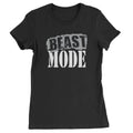 Beast Mode Training Gym Workout Womens T-shirt - Black / Womens X-Small