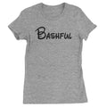 Bashful - 7 Dwarfs Costume Womens T-shirt - Heather Grey / Womens X-Small