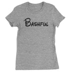 Bashful - 7 Dwarfs Costume Womens T-shirt - Heather Grey / Womens X-Small