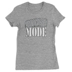 Beast Mode Training Gym Workout Womens T-shirt - Heather Grey / Womens X-Small