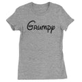 Grumpy - 7 Dwarfs Costume Womens T-shirt - Heather Grey / Womens X-Small