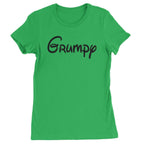 Grumpy - 7 Dwarfs Costume Womens T-shirt - Kelly Green / Womens X-Small