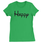 Happy - 7 Dwarfs Costume Womens T-shirt - Kelly Green / Womens X-Small
