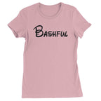 Bashful - 7 Dwarfs Costume Womens T-shirt - Light Pink / Womens X-Small