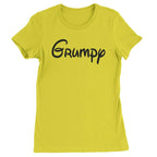 Grumpy - 7 Dwarfs Costume Womens T-shirt - Yellow / Womens X-Small