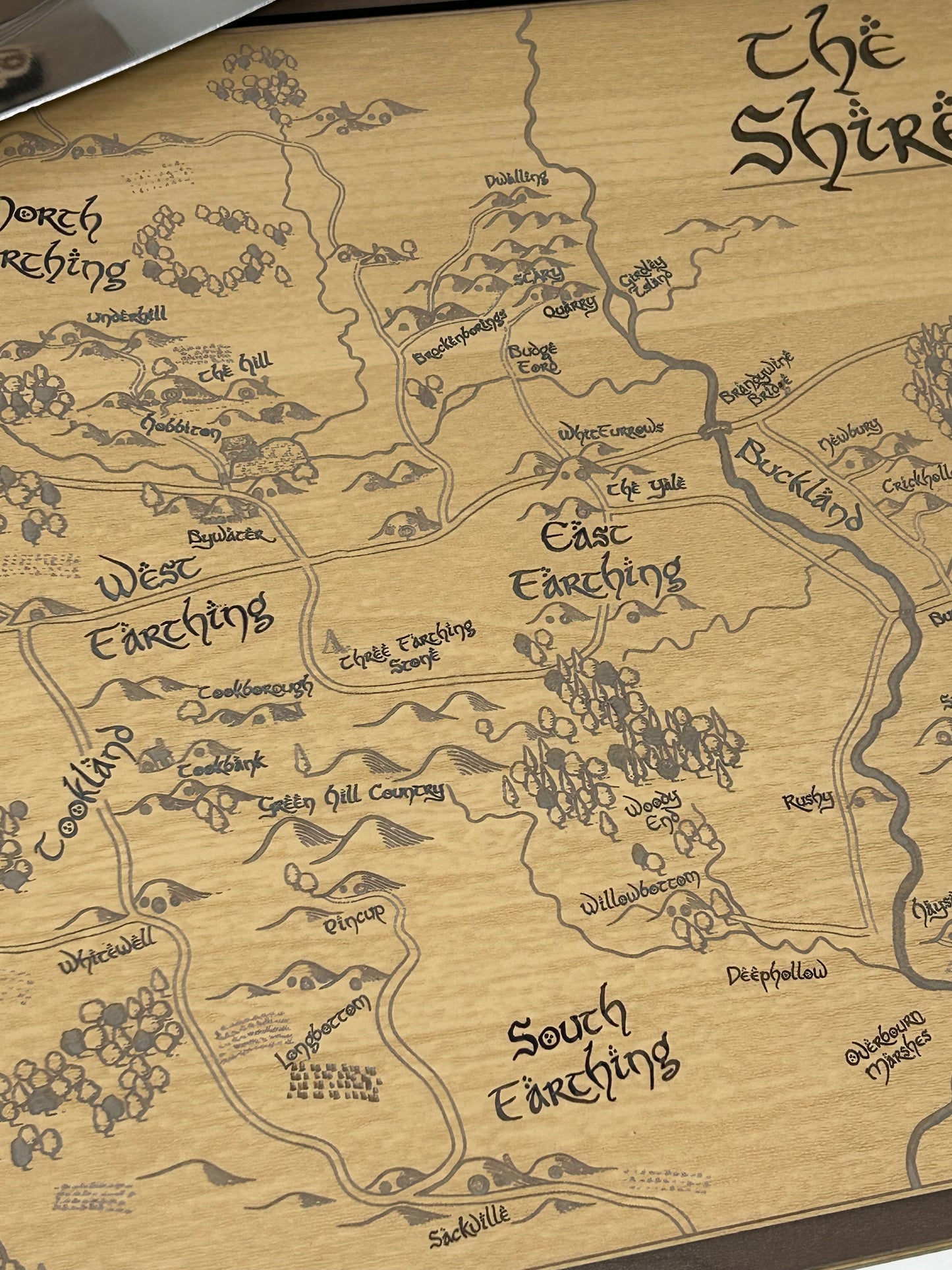 LOTR Map of the Shire | Middle Earth