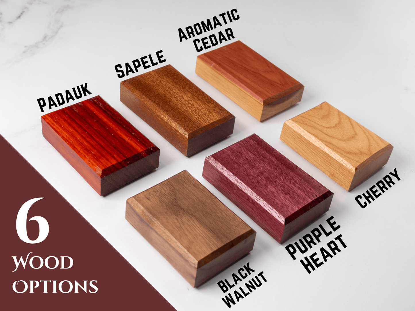 Compass Adventure | Engraved Dual Hex Dice Vault - Purpleheart