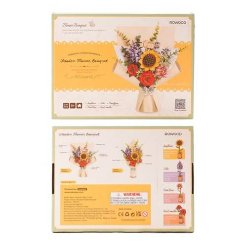 Wooden Puzzle: Flower Bundle - 