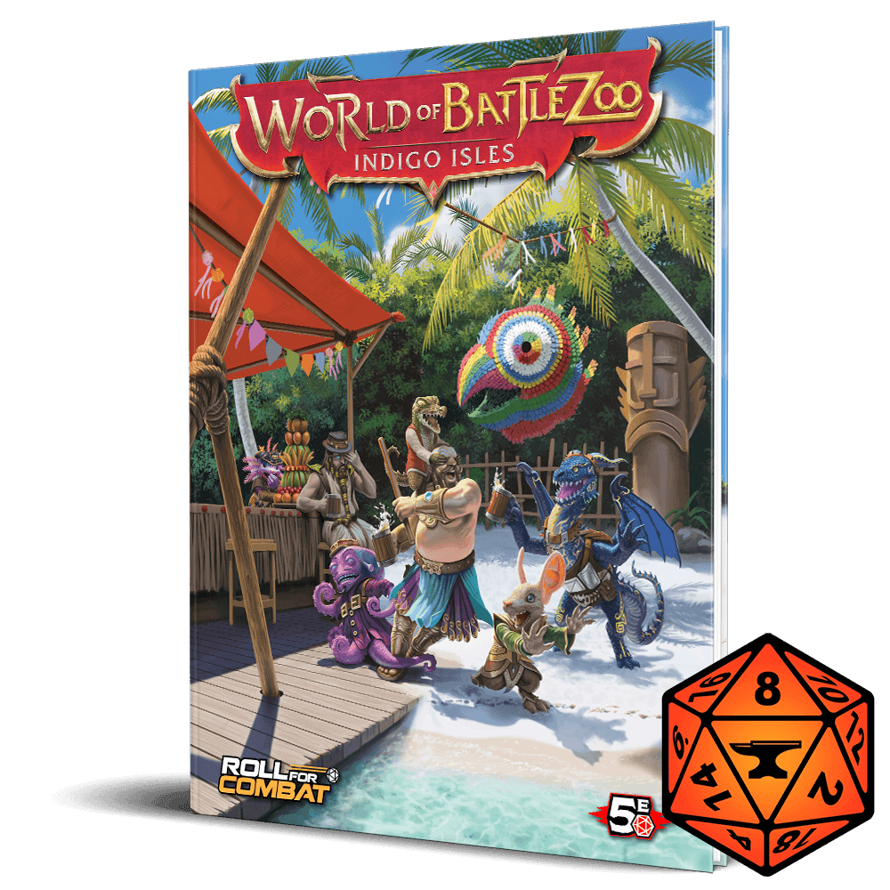 World of Battlezoo: Indigo Isles for Foundry VTT - D&D 5th Edition / Foundry VTT Module Only