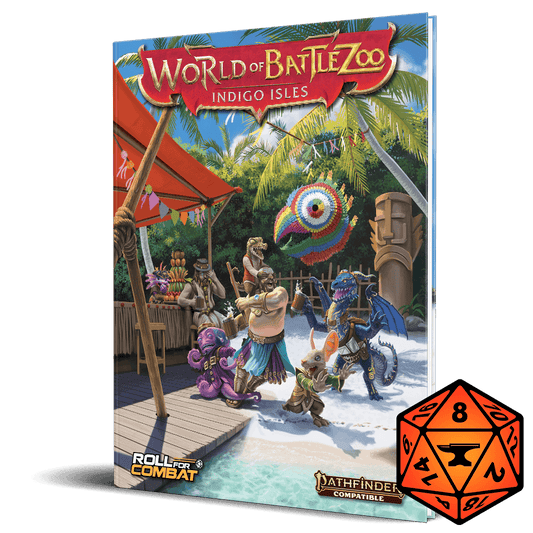 World of Battlezoo: Indigo Isles for Foundry VTT - Pathfinder 2nd Edition / Foundry VTT Module Only