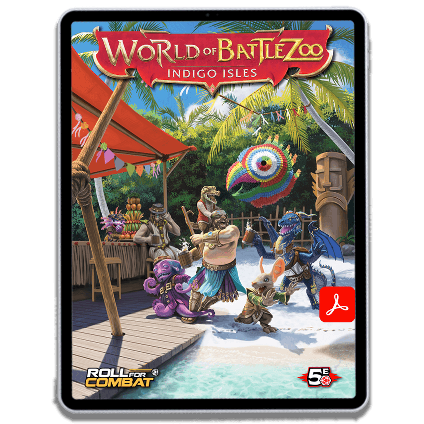 World of Battlezoo: Indigo Isles PDF - D&D 5th Edition