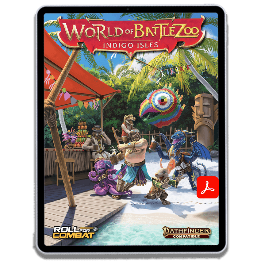 World of Battlezoo: Indigo Isles PDF - Pathfinder 2nd Edition