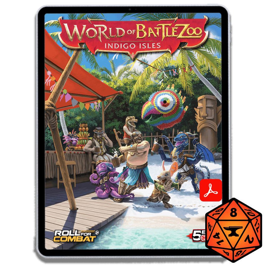 World of Battlezoo: Indigo Isles for Foundry VTT - D&D 5th Edition / Foundry VTT Module & PDF