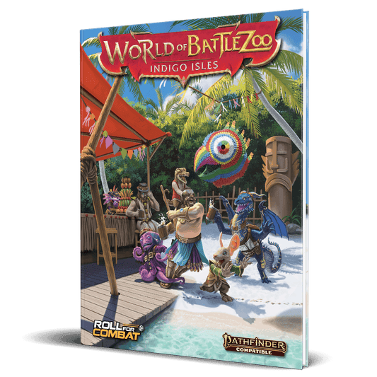World of Battlezoo: Indigo Isles Hardcover & PDF - Pathfinder 2nd Edition / Hardcover & PDF