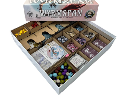 Wyrmspan Board Game Organizer Insert - 