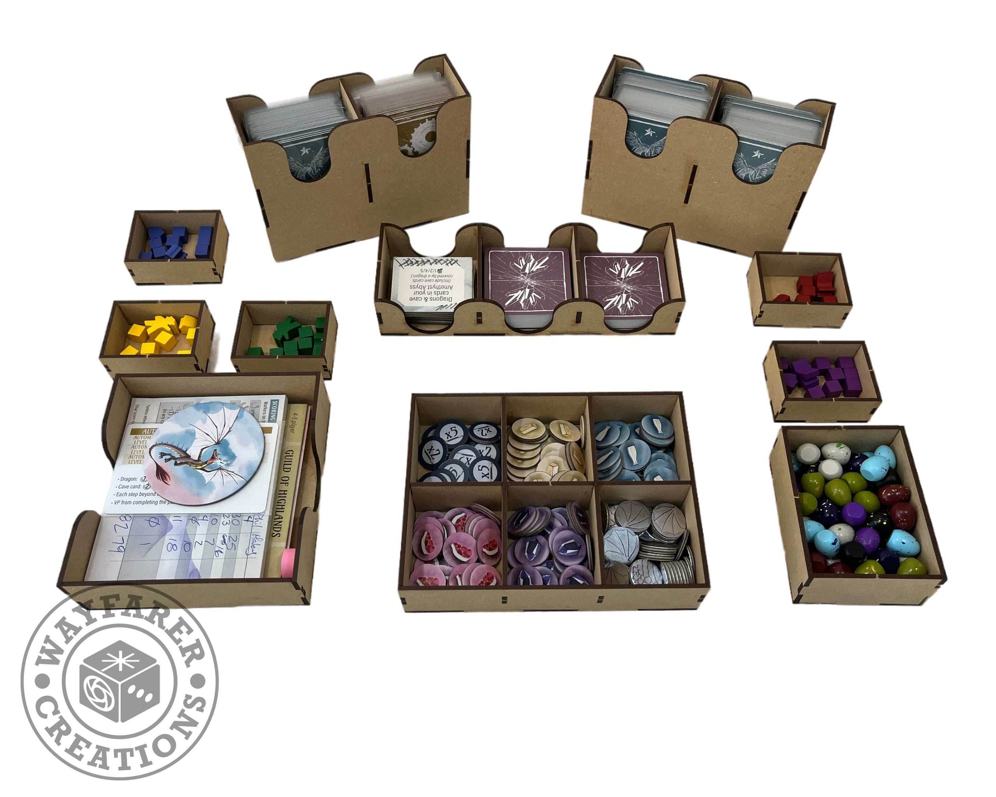 Wyrmspan Board Game Organizer Insert - 