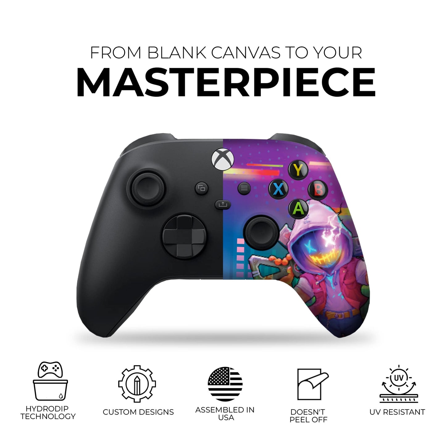 Neon Abyss inspired Xbox Series X/S Controller